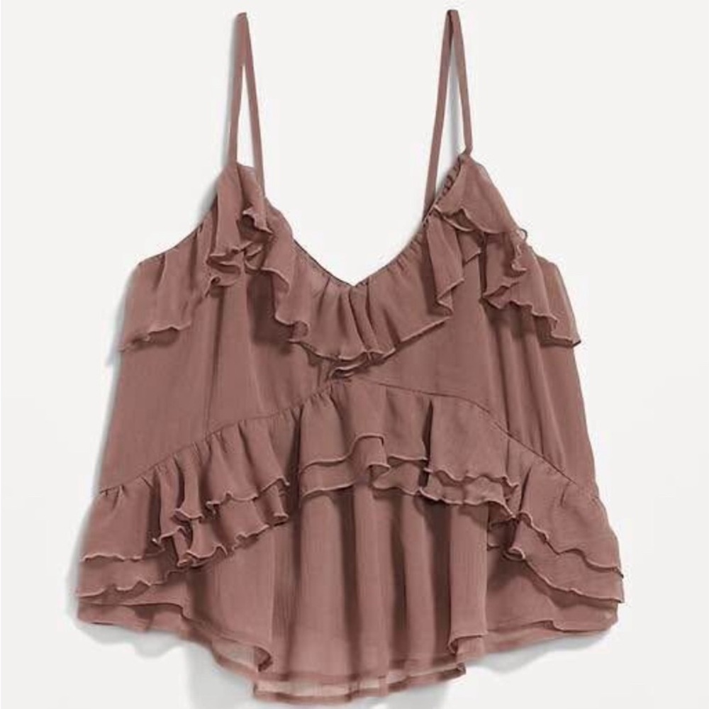 NWT old navy ruffle tank top